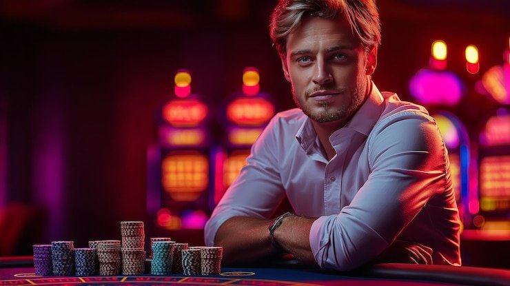 Tampilan meja Texas Hold'em Bonus live dealer di aplikasi mobile hoki 178 dengan dealer profesional di studio HD